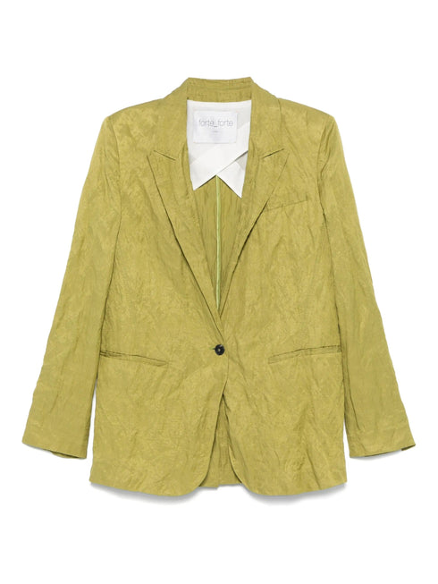 FORTE FORTE CRINKLED BLAZER